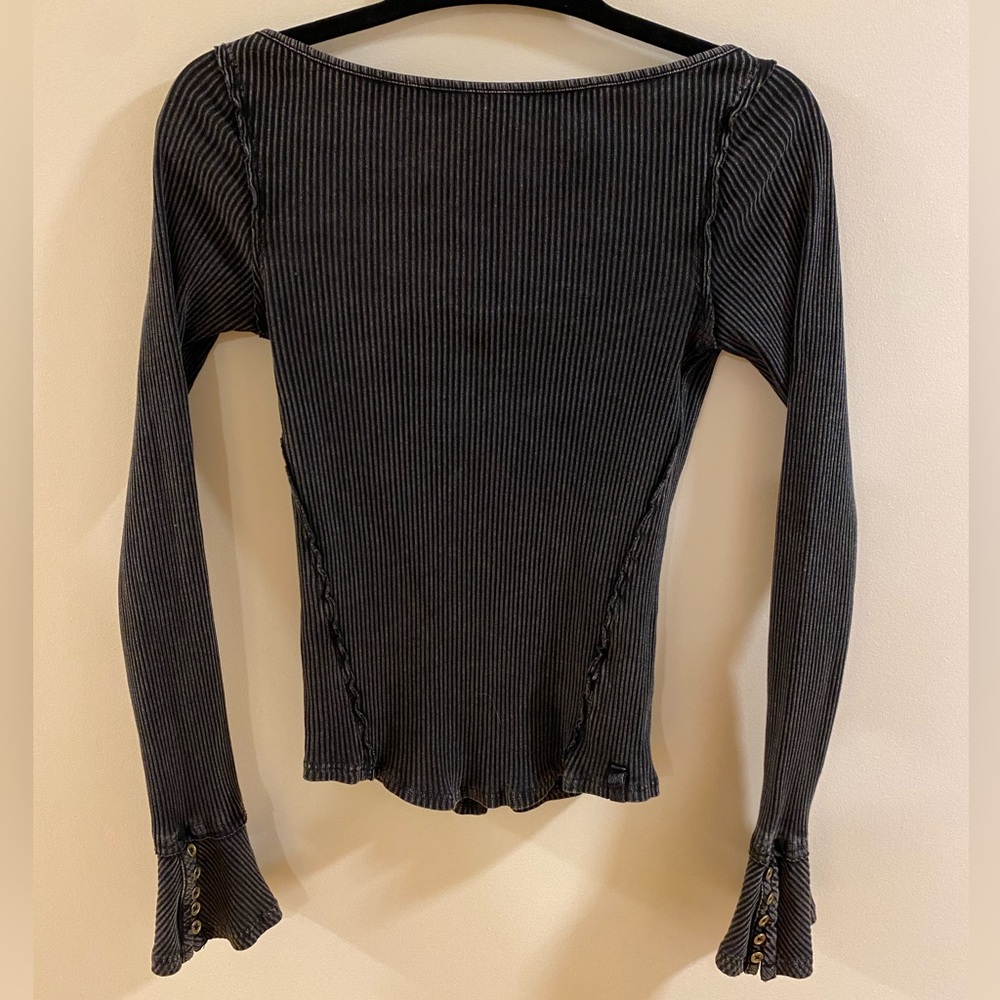 We The Free Ribbed Off-Shoulder Top - Picture 2 of 4